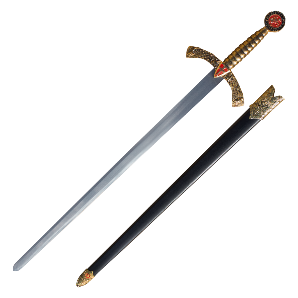 Red Crowned Knights Templar Sword